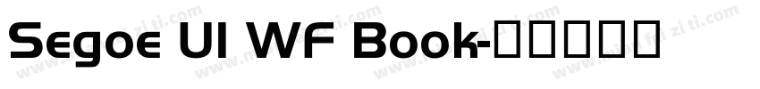 Segoe UI WF Book字体转换